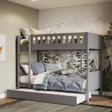 Flair Bea Wooden Bunk Bed Grey