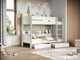 Flair Eddie Storage Bunk White