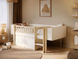 Noomi Kayla Mid Sleeper with Storage White (FSC-Certified)