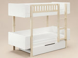 Noomi Kayla Bunk Bed with Storage White (FSC-Certified)