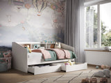 Flair Leni Day Bed with Drawers White