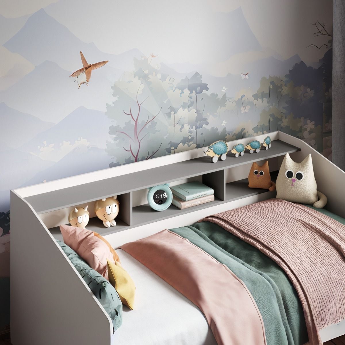 Flair Leni Day Bed with Drawers White