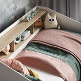 Flair Leni Day Bed with Drawers White & Oak