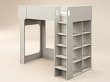 Flair Leo High Sleeper with Storage White Oak