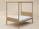 Flair Maddy 4 Poster Bed Frame Solid Pine Natural Double