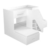 Flair Mason Staircase Triple Sleeper with Storage White