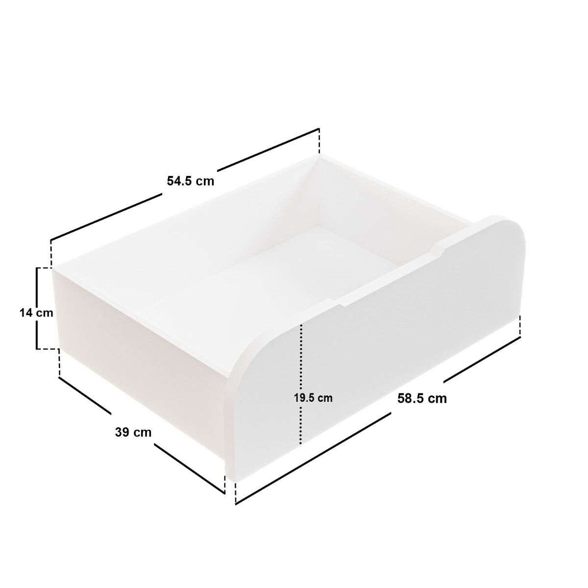 Flair Mason Staircase Triple Sleeper with Storage White