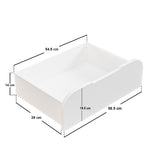 Flair Mason Staircase Triple Sleeper with Storage White