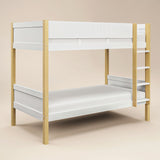 Flair Mateo Detachable Ribbed Bunk Bed Oak & White