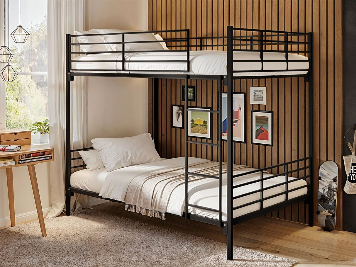 Flair Metayal Small Double Bunk Black Metal