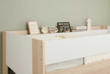 Flair Hampton High Sleeper with Wardrobe White & Oak