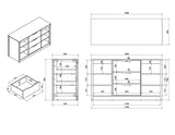 Flair Charlie Drawer Unit Grey