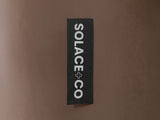 SOLACE+CO Mika Ottoman Bed Chocolate Velvet Double