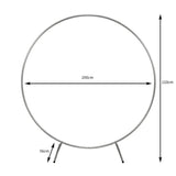 Wedding Moongate 200cm - Silver