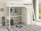 Noomi Tera Solid Wood High Sleeper White (FSC-Certified)