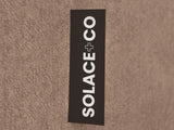 SOLACE+CO Asta 3-Seater Right Corner Sofa Brown Fabric