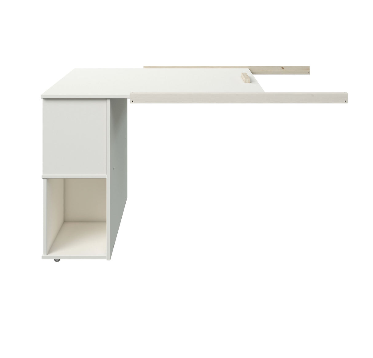 Noomi Nora Solid Wood Mid Sleeper Workstation (FSC-Certified)-White