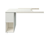 Noomi Nora Solid Wood Mid Sleeper Workstation (FSC-Certified)-White