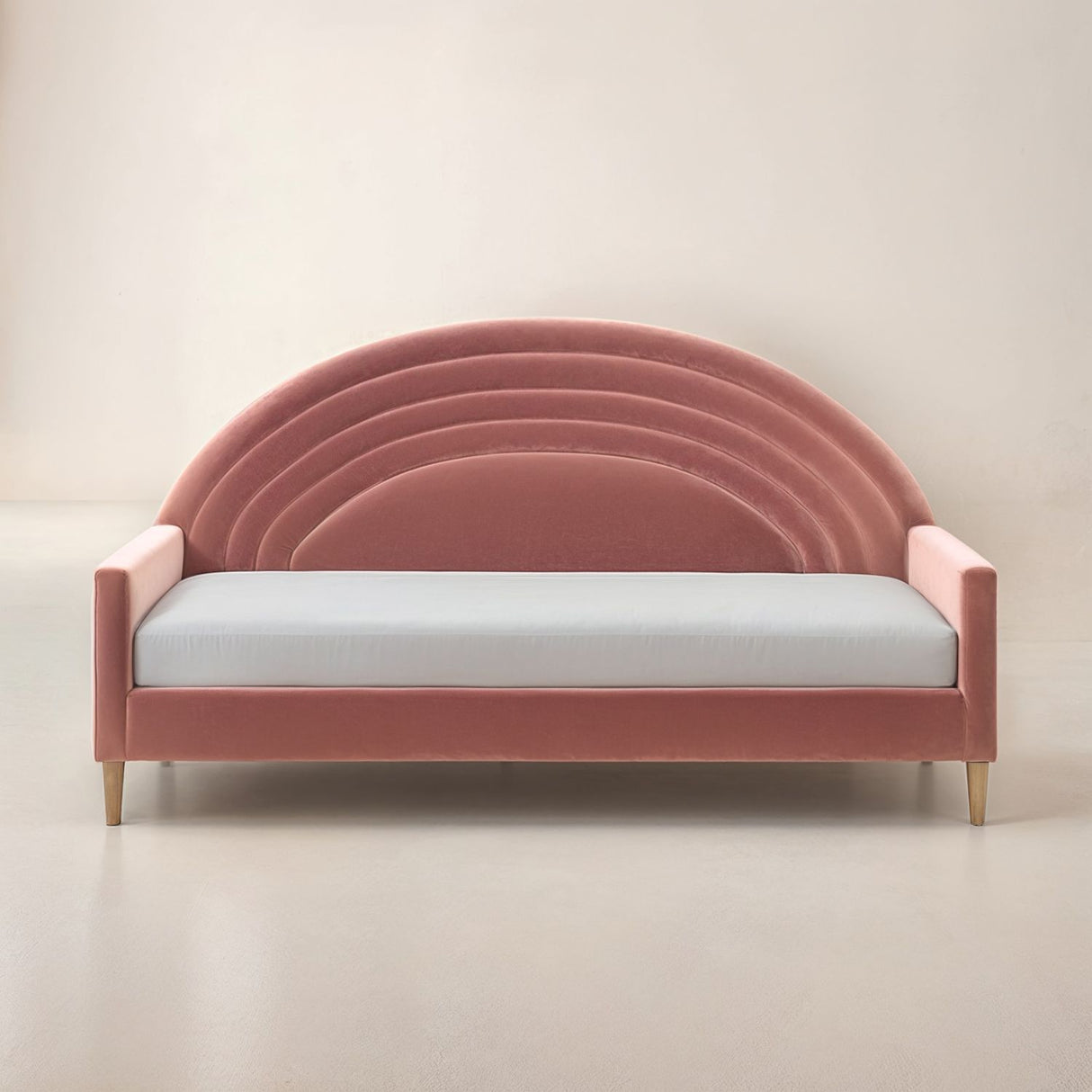 Flair Noa Rainbow Day Bed Pink Velvet
