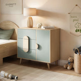 Flair Noah Chest of Drawers Sage Green & Oak