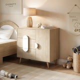 Flair Noah Chest of Drawers Sage Oak & White