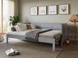 Noomi Erika Guest Bed with Drawer Grey (FSC-Certified)
