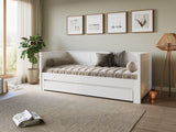 Noomi Erika Guest Bed with Drawer White (FSC-Certified)