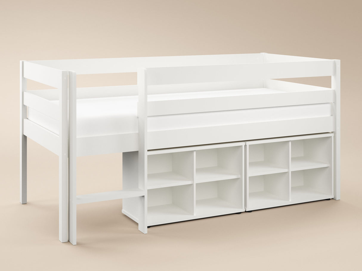 Noomi Shorty Midsleeper Cube Unit Set White (FSC-Certified)