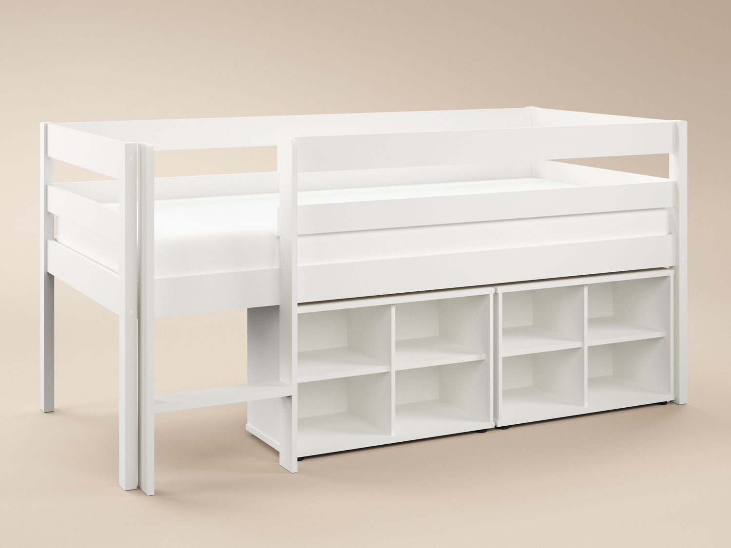 Noomi Shorty Midsleeper Cube Unit Set White (FSC-Certified)