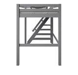 Noomi Studio Staircase Loft Bed Double High Sleeper Grey (FSC-Certified)