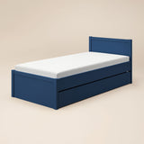 Flair Oli Single Wooden Bed with Drawers Navy