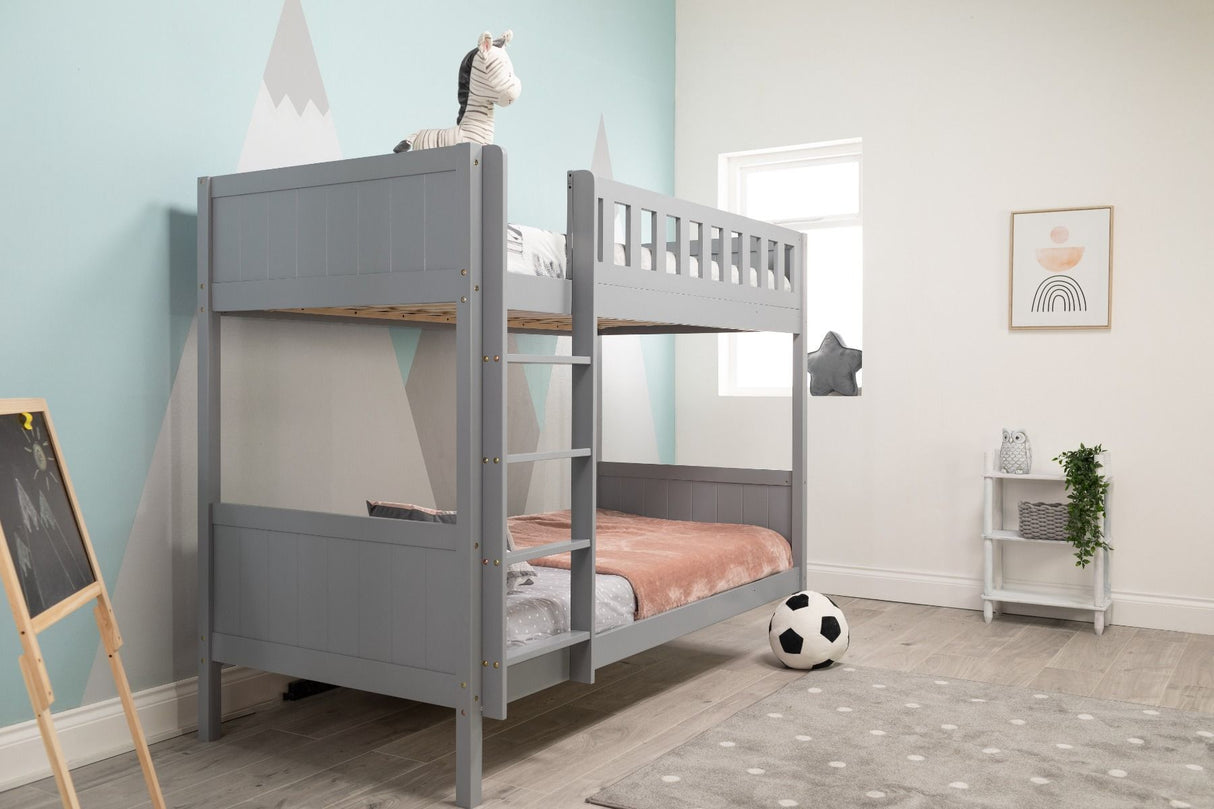 Flair Bea Wooden Bunk Bed Grey