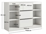 Flair Olivia Storage Unit White