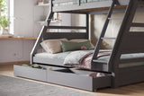 Flair Ollie Triple Bunk Bed with Drawers Grey