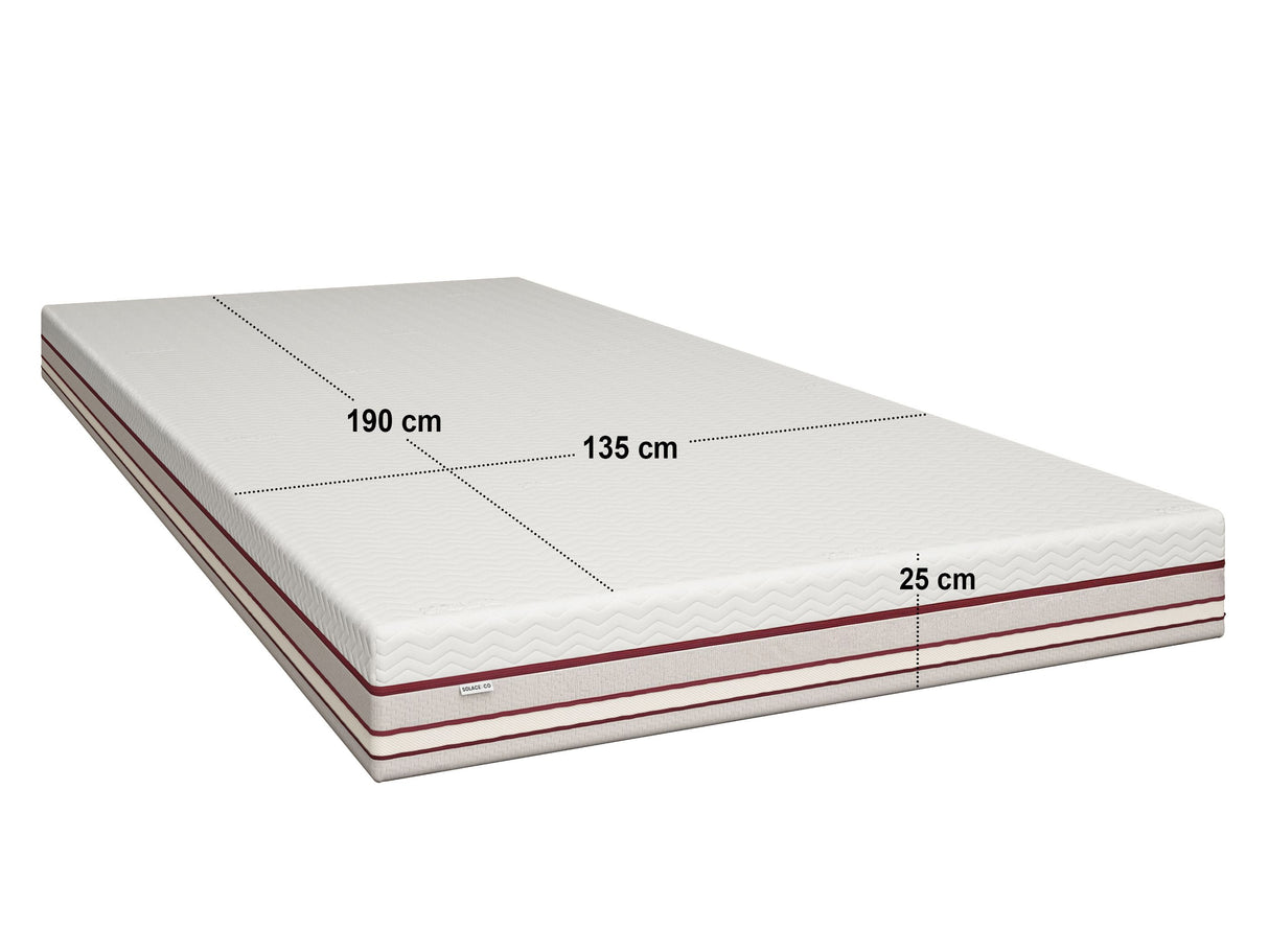 SOLACE+CO 1000 Pocket Sprung Hybrid Mattress Double