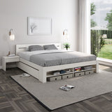 Noomi Pradis Kingsize Storage Bed White (FSC-Certified)