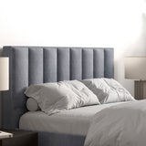 Flair Riverside Double Fabric Bed Grey