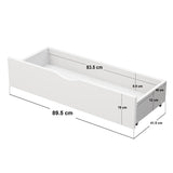 Flair Ruby Wooden Bunk Bed with Storage White