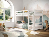 Flair Shasha Low Shorty Wooden Detachable Bunk Bed White