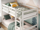 Flair Shasha Low Wooden Detachable Bunk Bed White