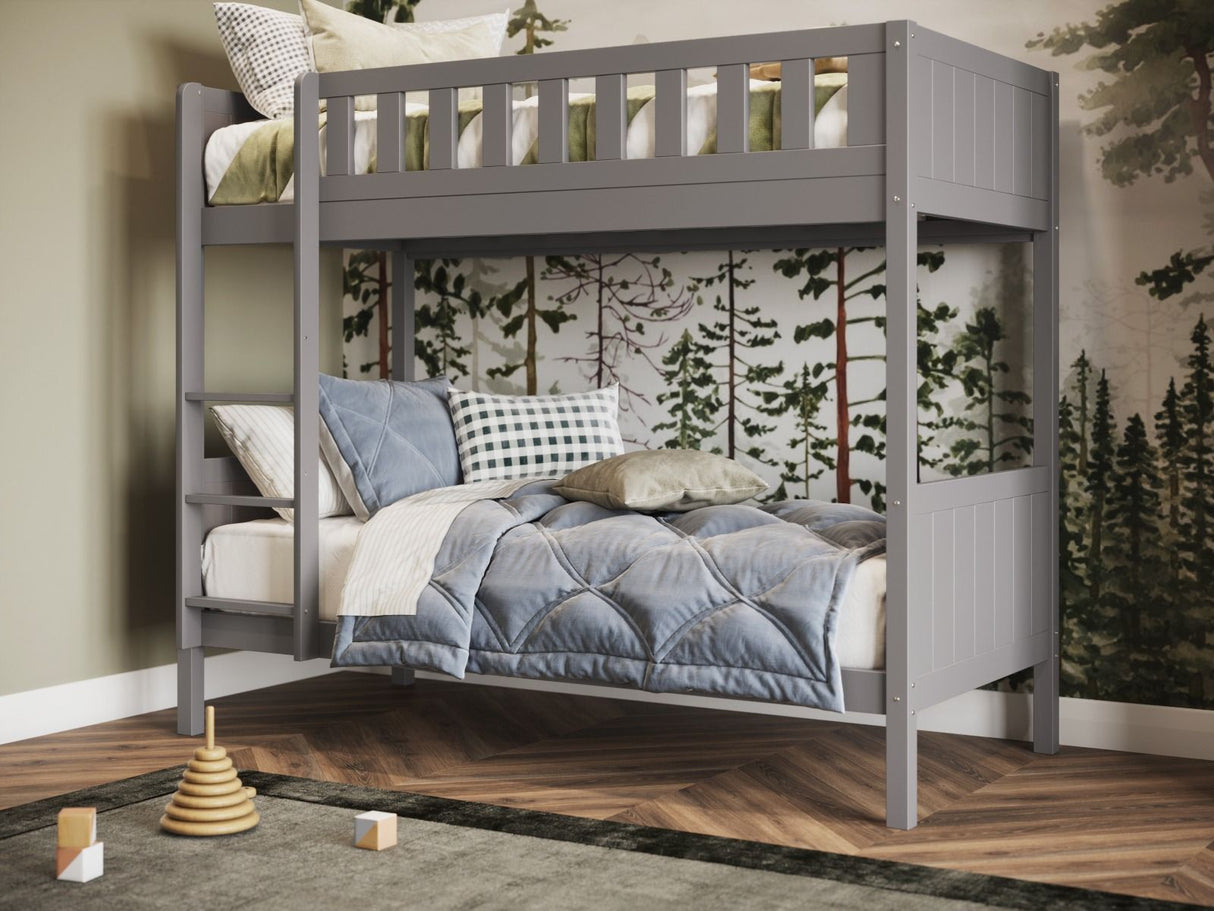 Flair Bea Shorty Wooden Bunk Bed Grey