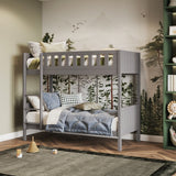 Flair Bea Shorty Wooden Bunk Bed Grey