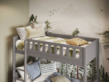 Flair Bea Shorty Wooden Bunk Bed Grey