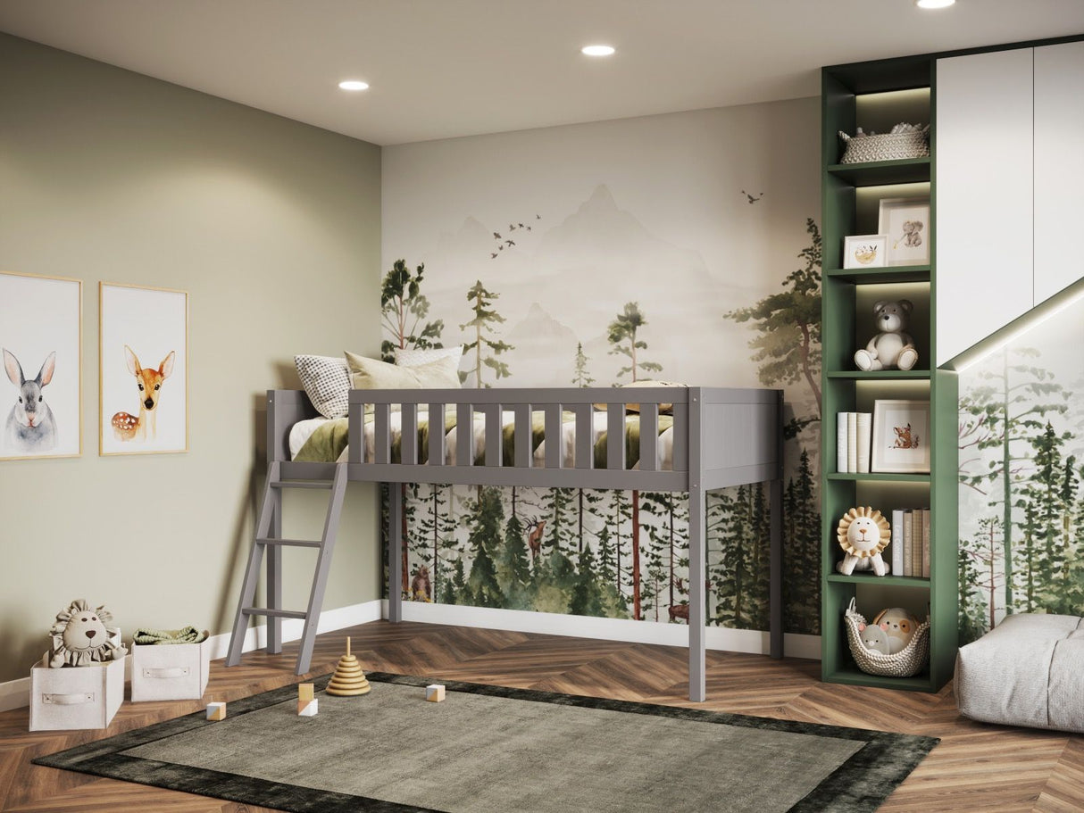 Flair Bea Mid Sleeper Cabin Bed Grey