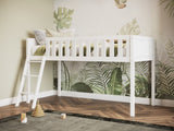 Flair Bea Shorty Mid Sleeper Cabin Bed White