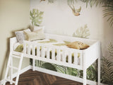Flair Bea Shorty Mid Sleeper Cabin Bed White