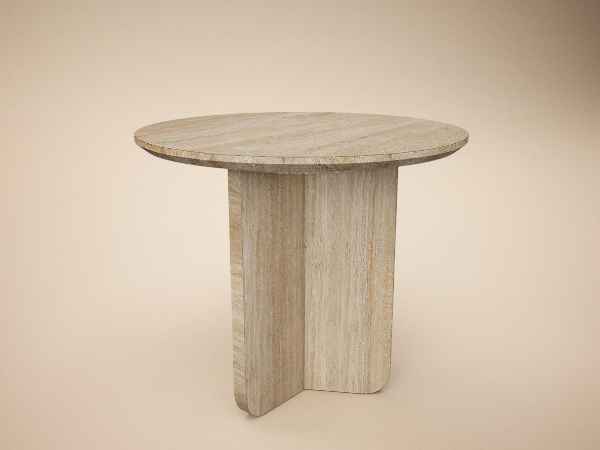SOLACE+CO Aven Sintered Stone Effect Side Table