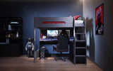 Flair Skyhigh Small Double Gaming High Sleeper Anthracite
