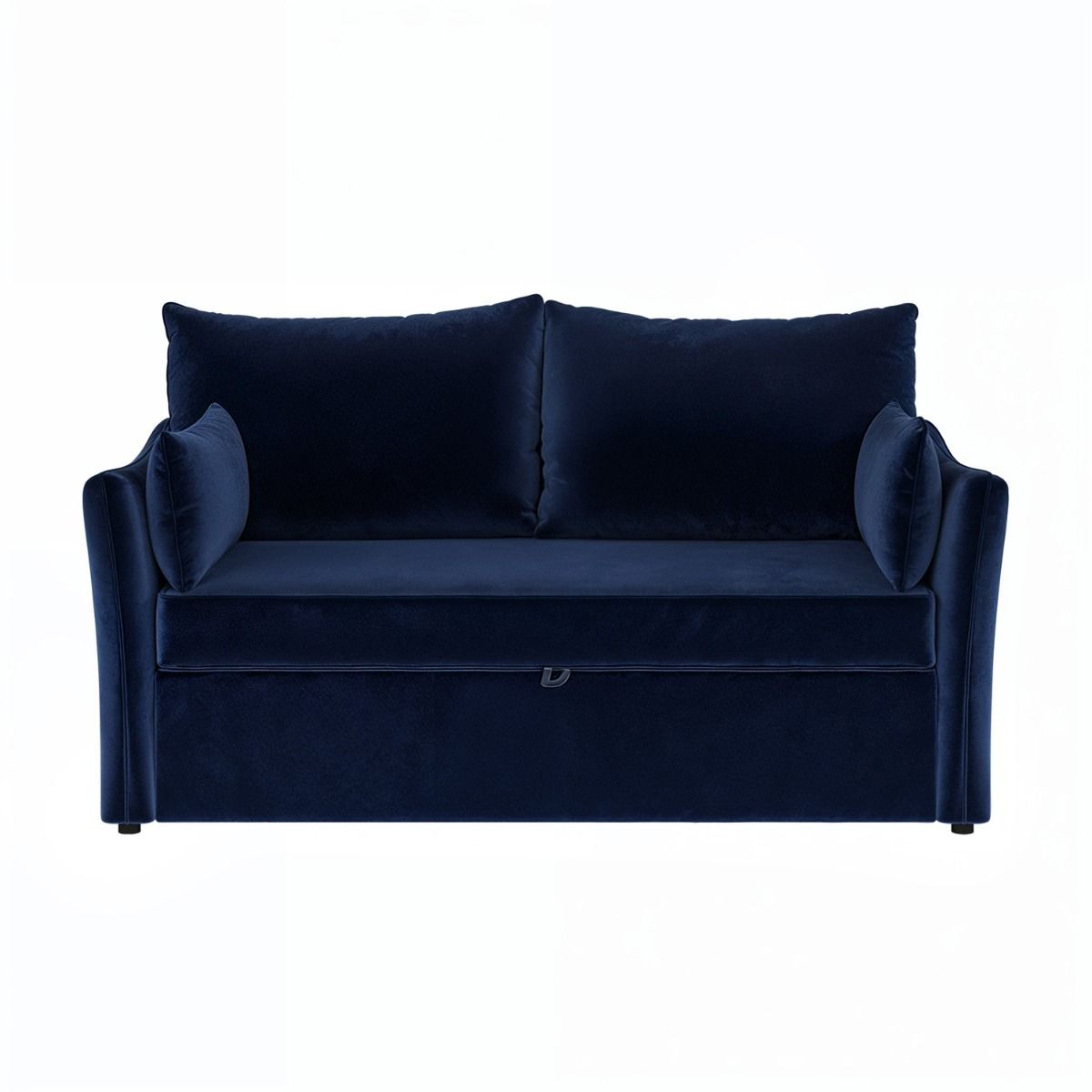 SOLACE+CO Skyler 2 Seater Sofa Bed Navy Velvet