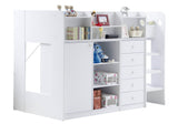 Flair Wizard Junior High Sleeper Storage Station White